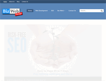 Tablet Screenshot of bizwebdesign.com.au